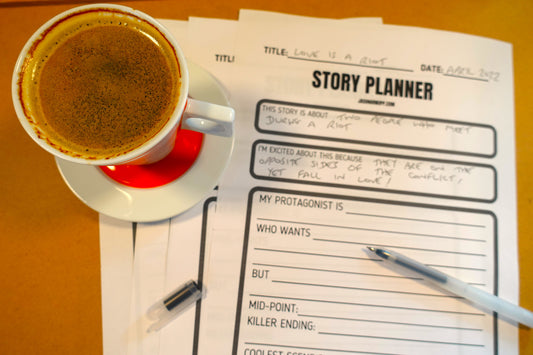Story Planner worksheets - a printable PDF to help writers plan and plot!